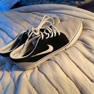 Gray Nike Skater Shoes